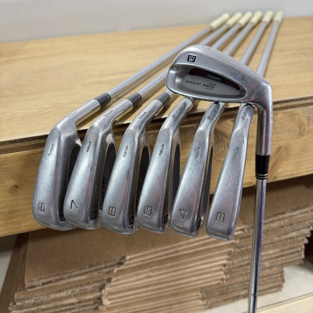 Wilson Deep Red II Tour Iron Set 3-9 Regular Flex Steel Right Hand Golf Clubs‎